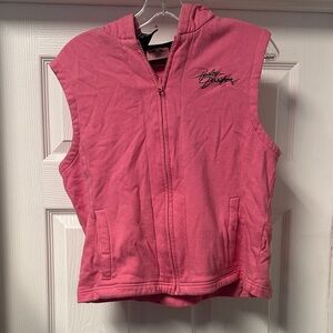 Harley-Davidson Pink Zip-Up Vest